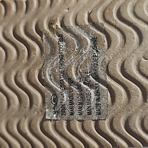 Maurices Vanessa White Toe Thong Footbed Sandals Size 8 VGUC - Picture 10 of 10